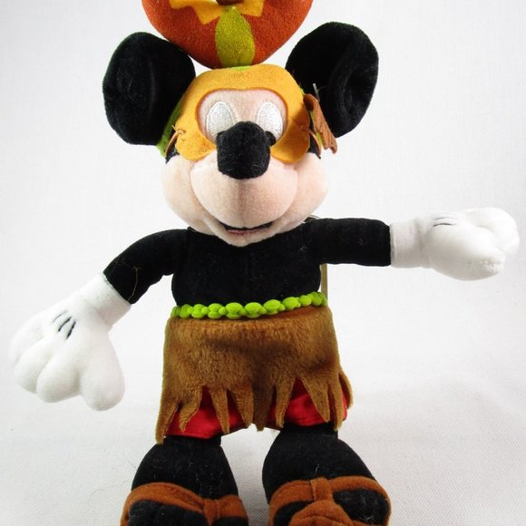 Walt Disney World Tribal Mickey Mouse 10" Plush Stuffed Toy, Limited Ed. - Picture 2 of 5